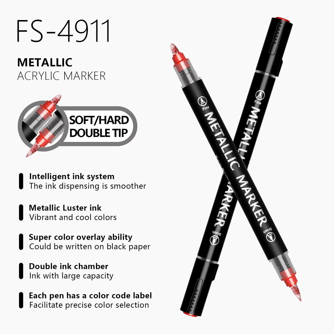 Flysea 12/24 Color Metallic Ac - Copic Marker Classic ulasan dan harga