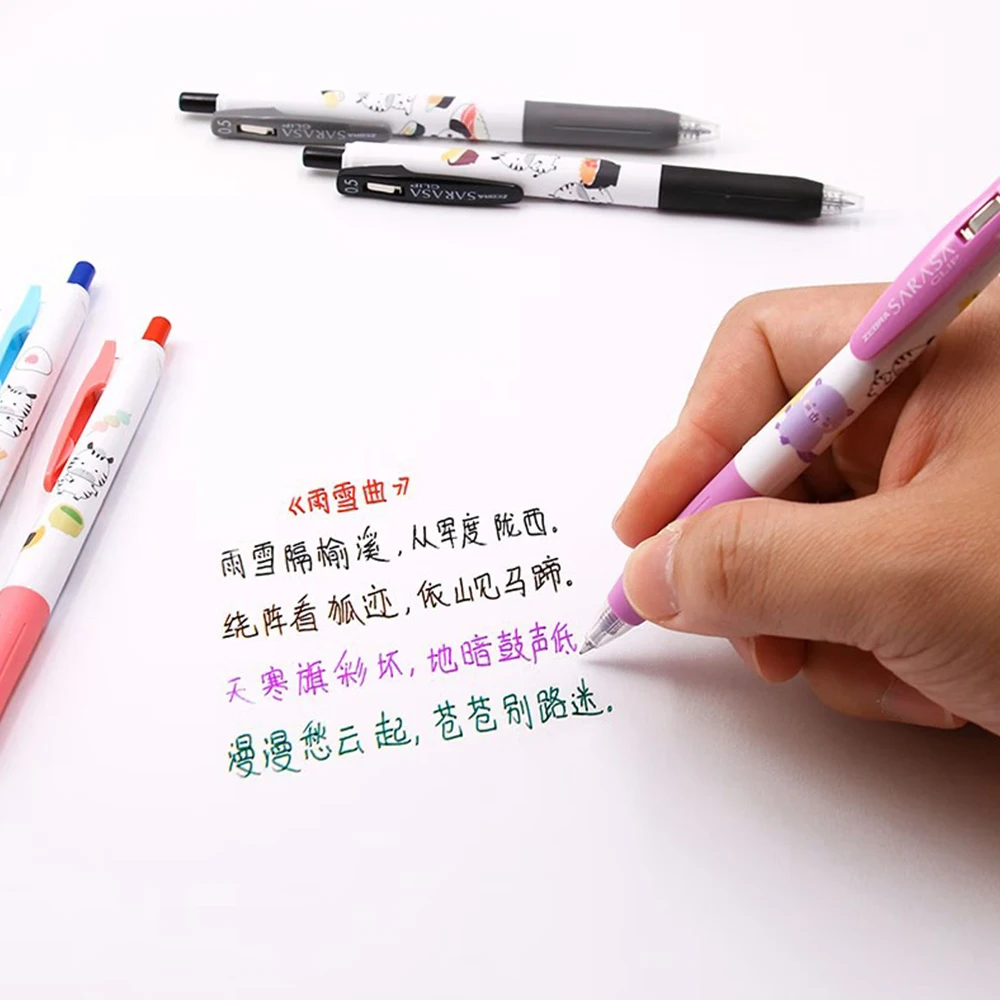 5pcs Japan ZEBRA Color Gel Pen - Zebra Pen Mildliner ulasan dan harga