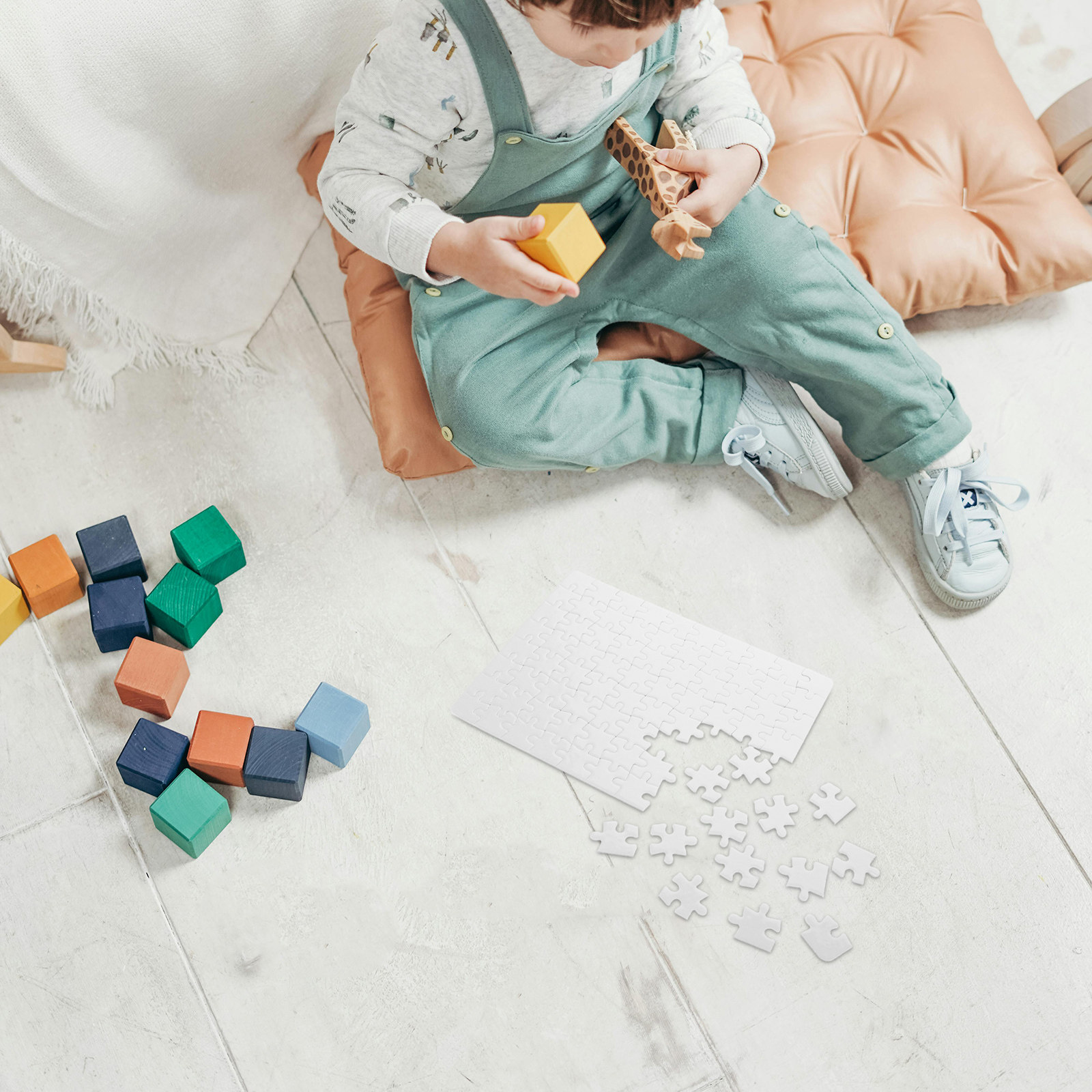 4Sheets Blank Puzzle Sublimati - Puzzle Blank White ulasan dan harga