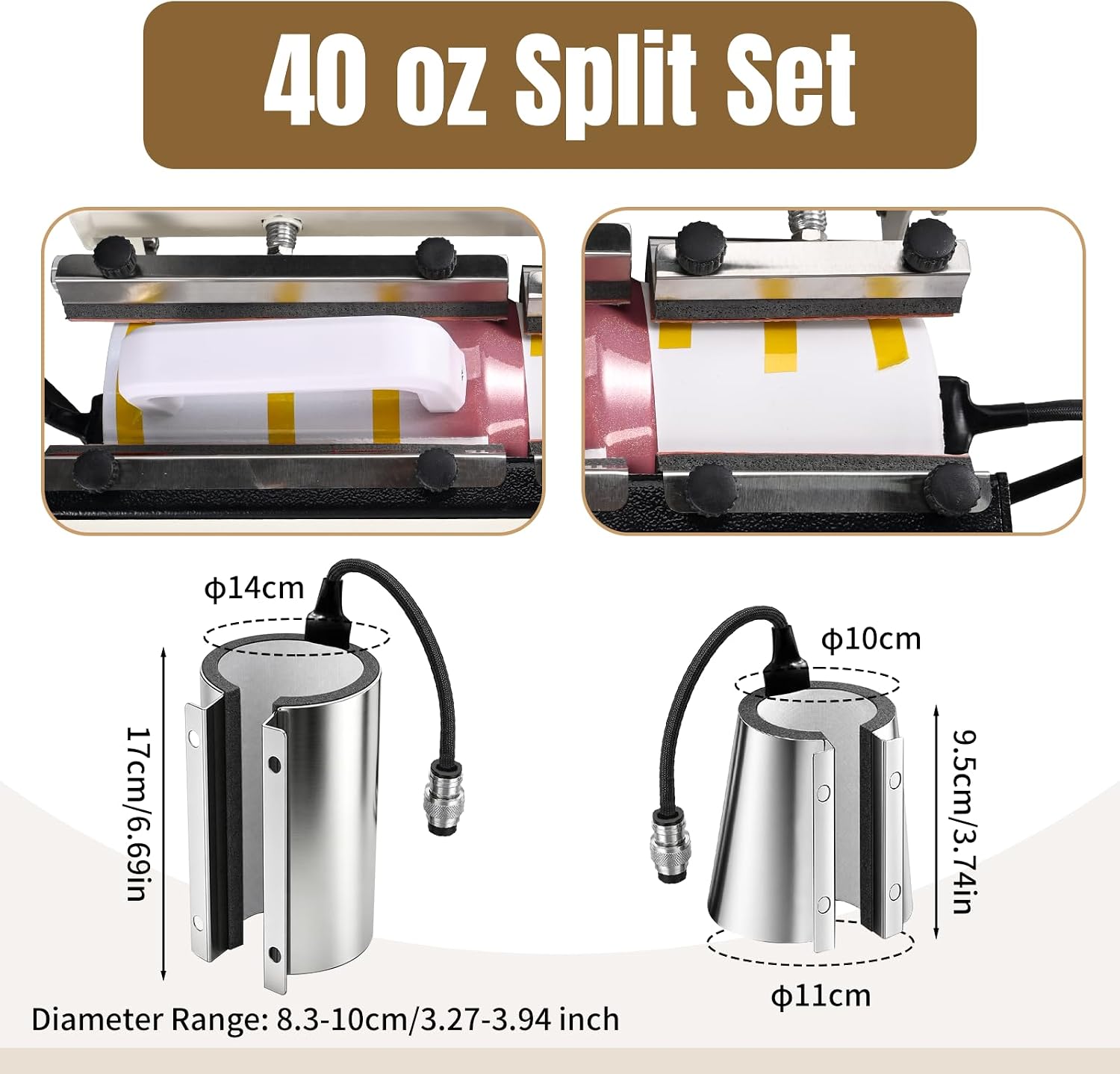 3-in-1 Sublimation Tumbler Hea - Sublimation Mug White ulasan dan harga
