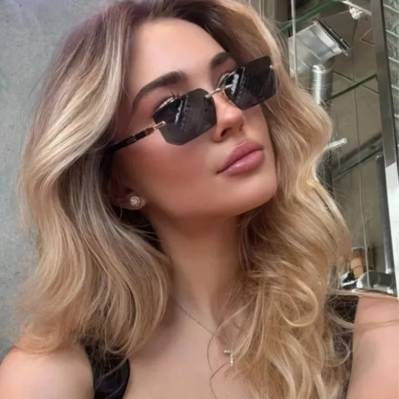 Fashion Punk Square Sunglasses - Metal Photo Panel ulasan dan harga