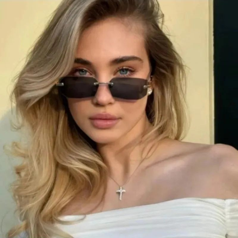 Fashion Punk Square Sunglasses - Metal Photo Panel ulasan dan harga
