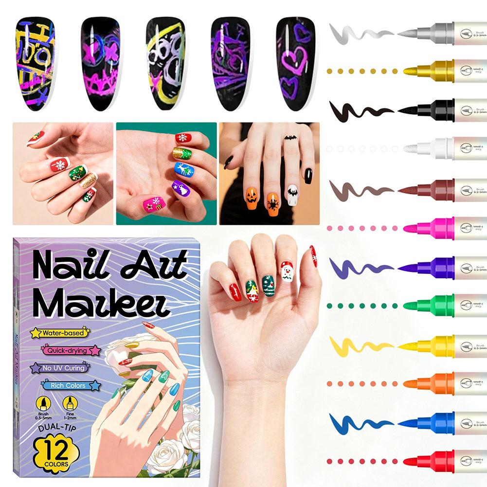 12/24 Colors Nail Art Pens Acr - Copic Marker Classic ulasan dan harga