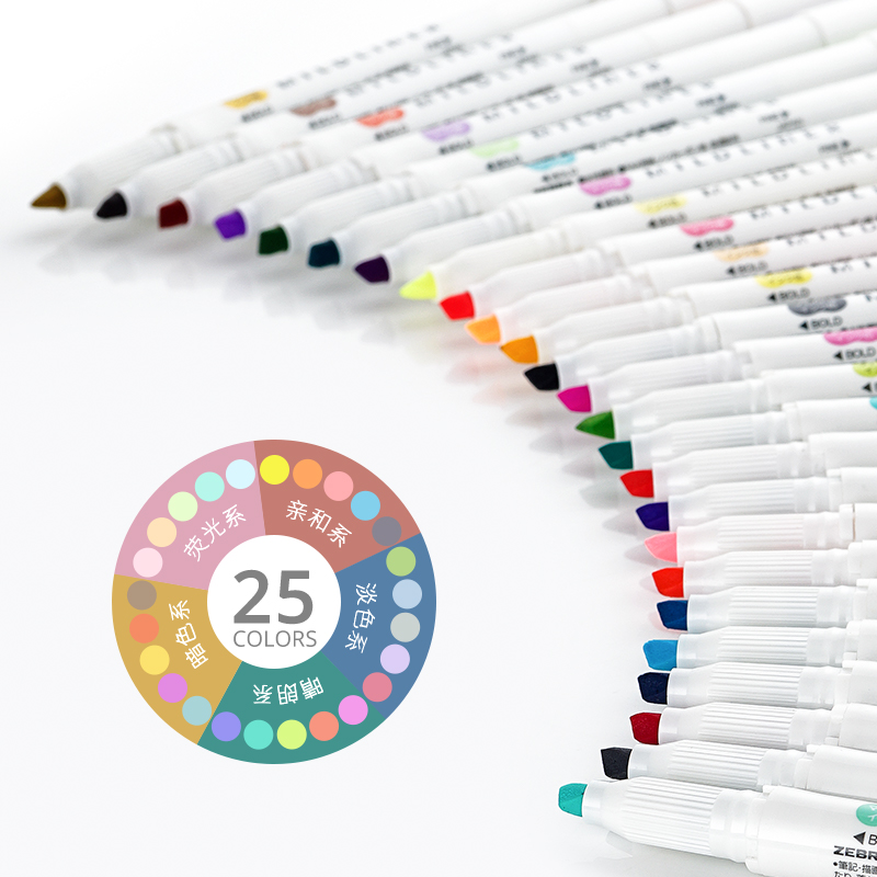 Zebra Mildliner Liner Double H - Zebra Pen Sarasa ulasan dan harga