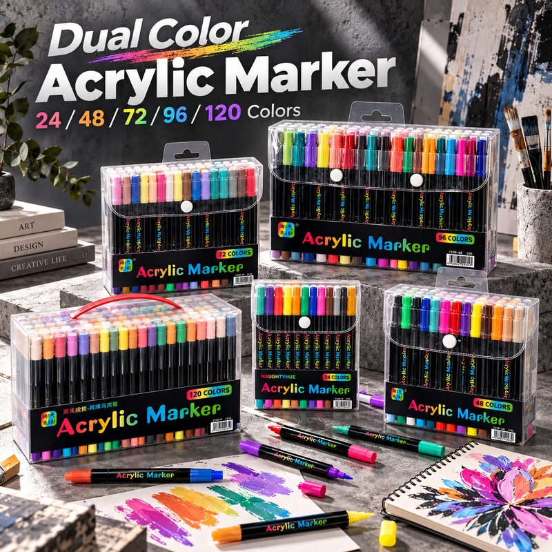 Dual Color Acrylic Paint Marke - Copic Marker Classic ulasan dan harga